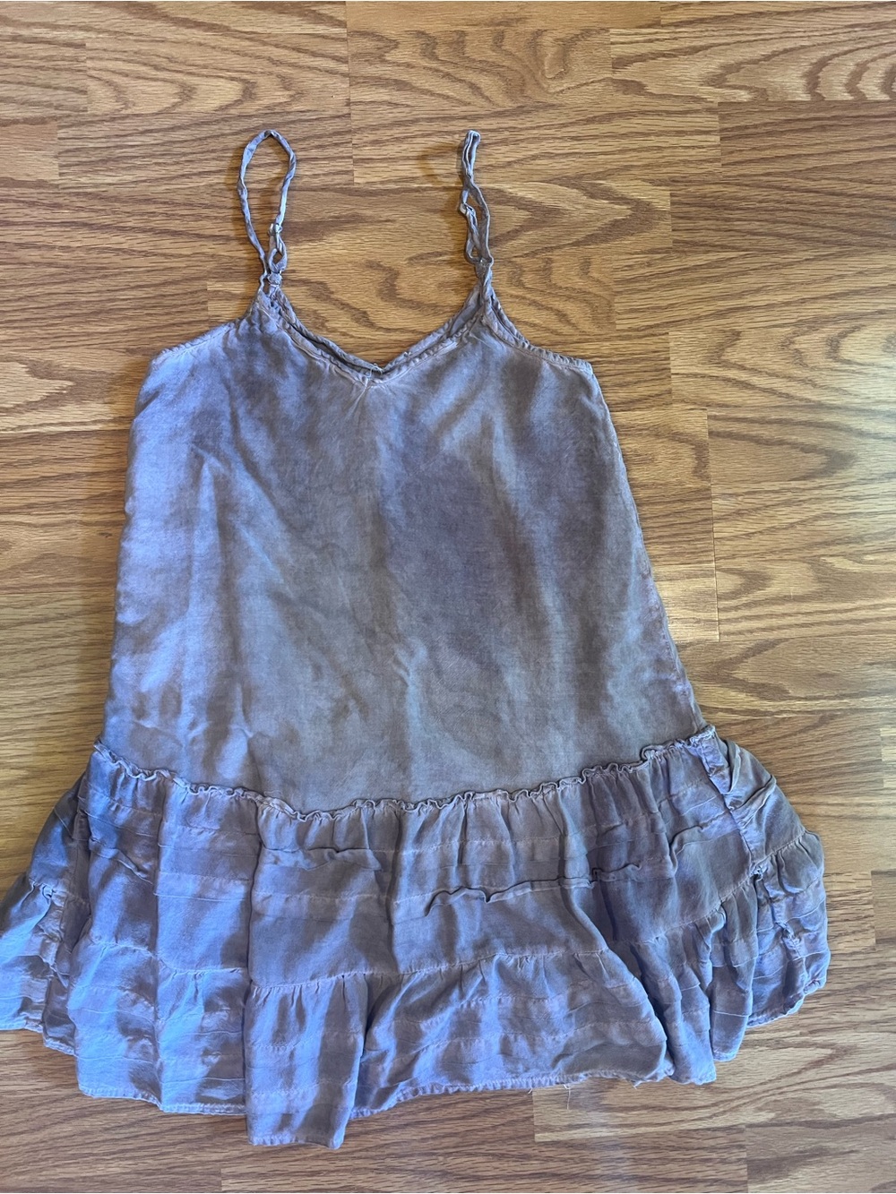 Entro Women’s Lavender Dress with Ruffle Hem